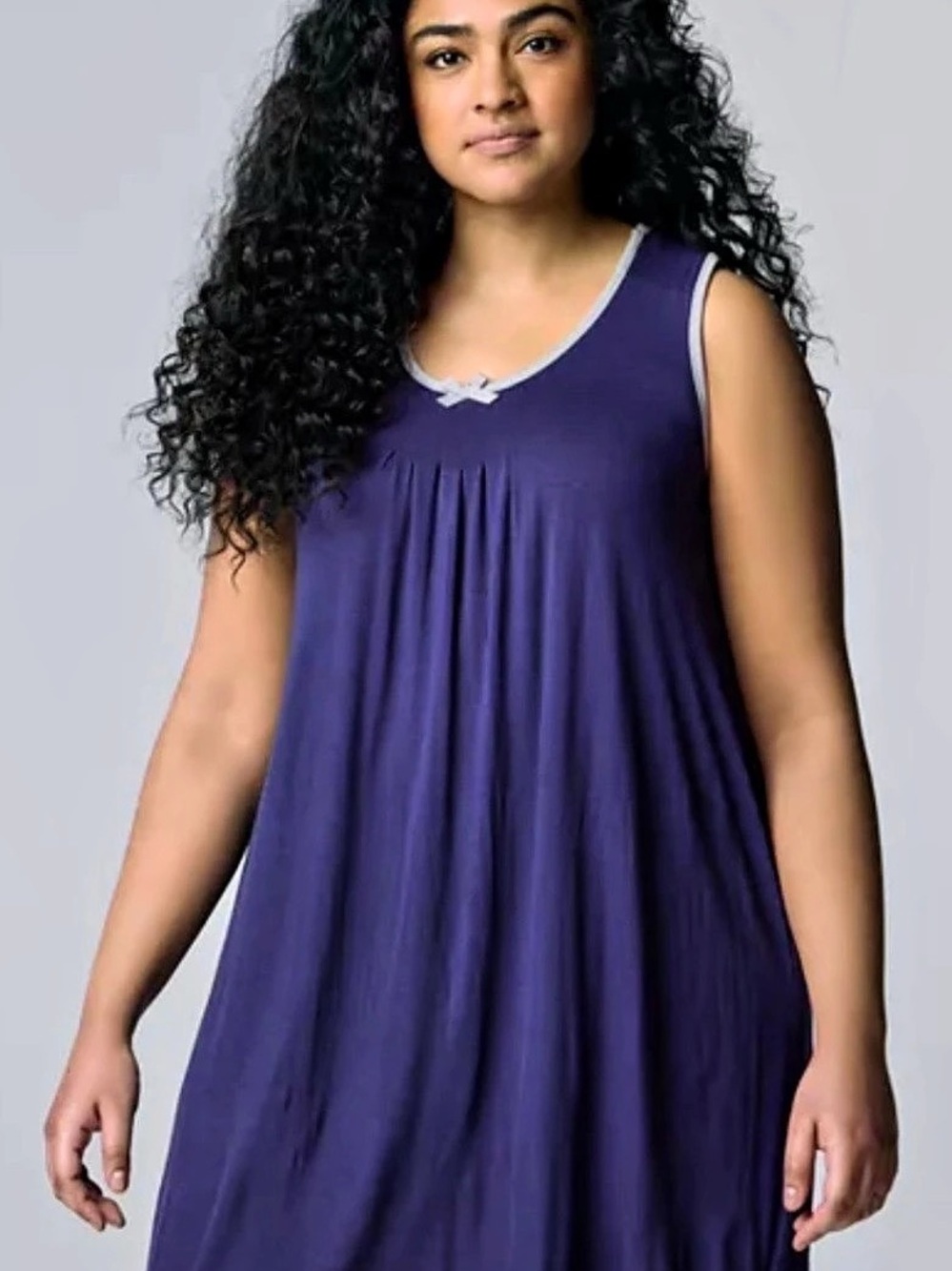 Simply Vera Wang Sleeveless Mini Dress in Navy & White Size 2X NWT
